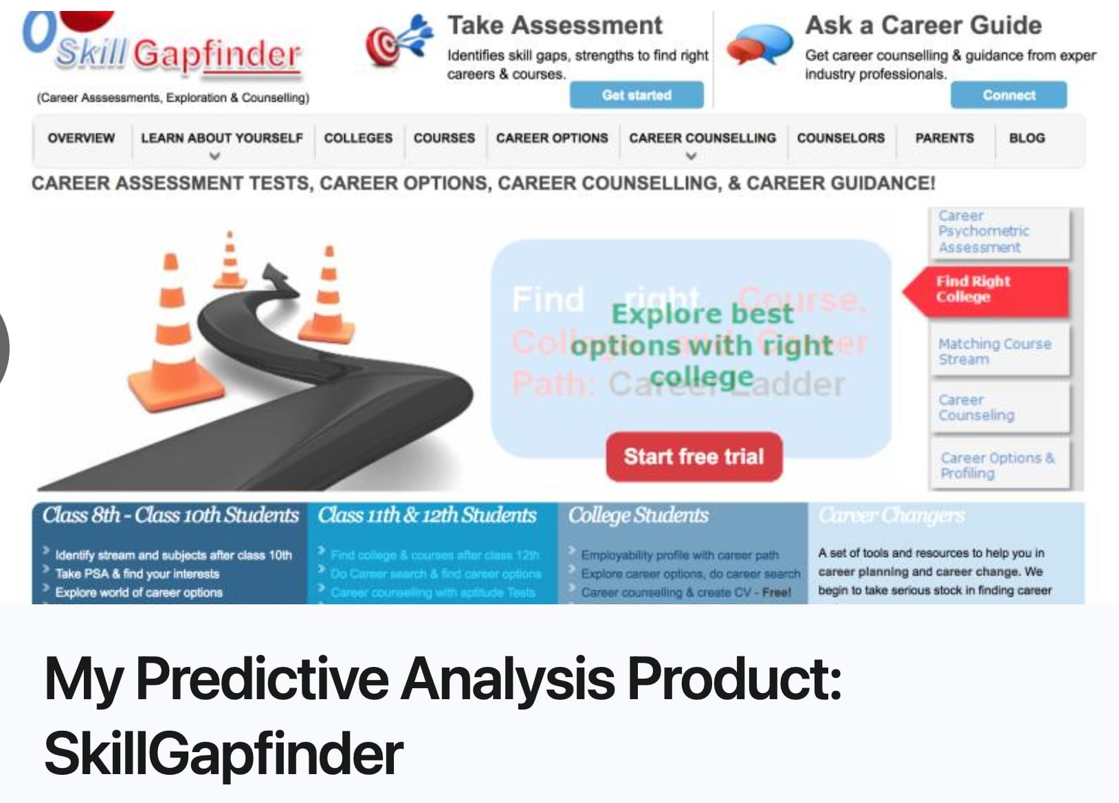Skillgapfinder - Career Counselling